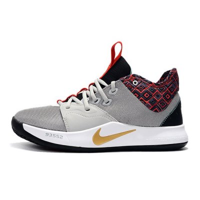 Nike Erkek Pg 3 Gri / Siyah Spor Ayakkabı Türkiye - D7506CET